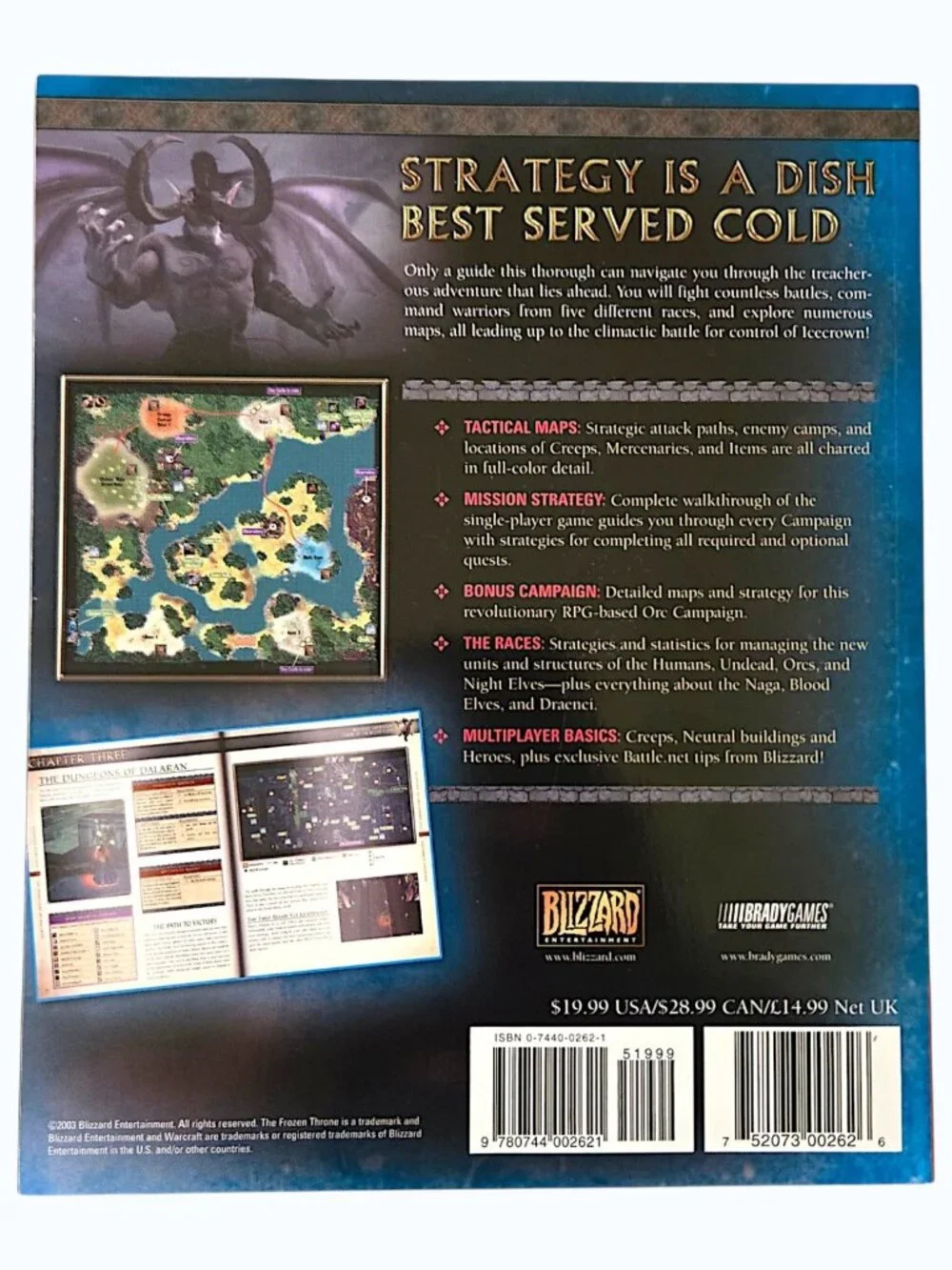 World of Warcraft III Frozen Throne Battle Chest PC Game Guidebook BradyGames